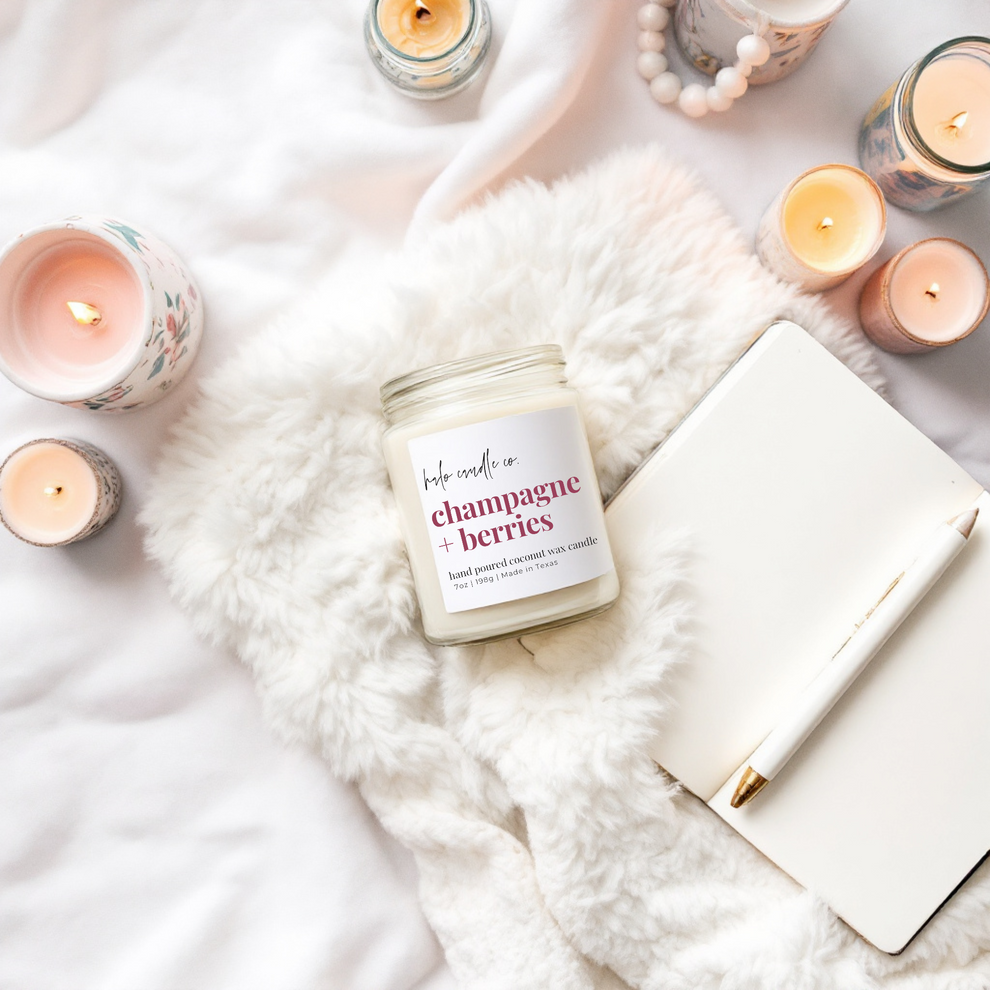 CHAMPAGNE & BERRIES | COCONUT WAX CANDLE
