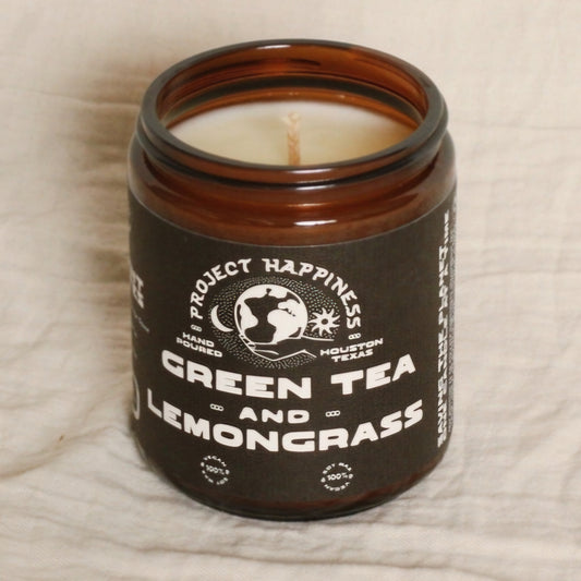 GREEN TEA & LEMONGRASS SOY CANDLE