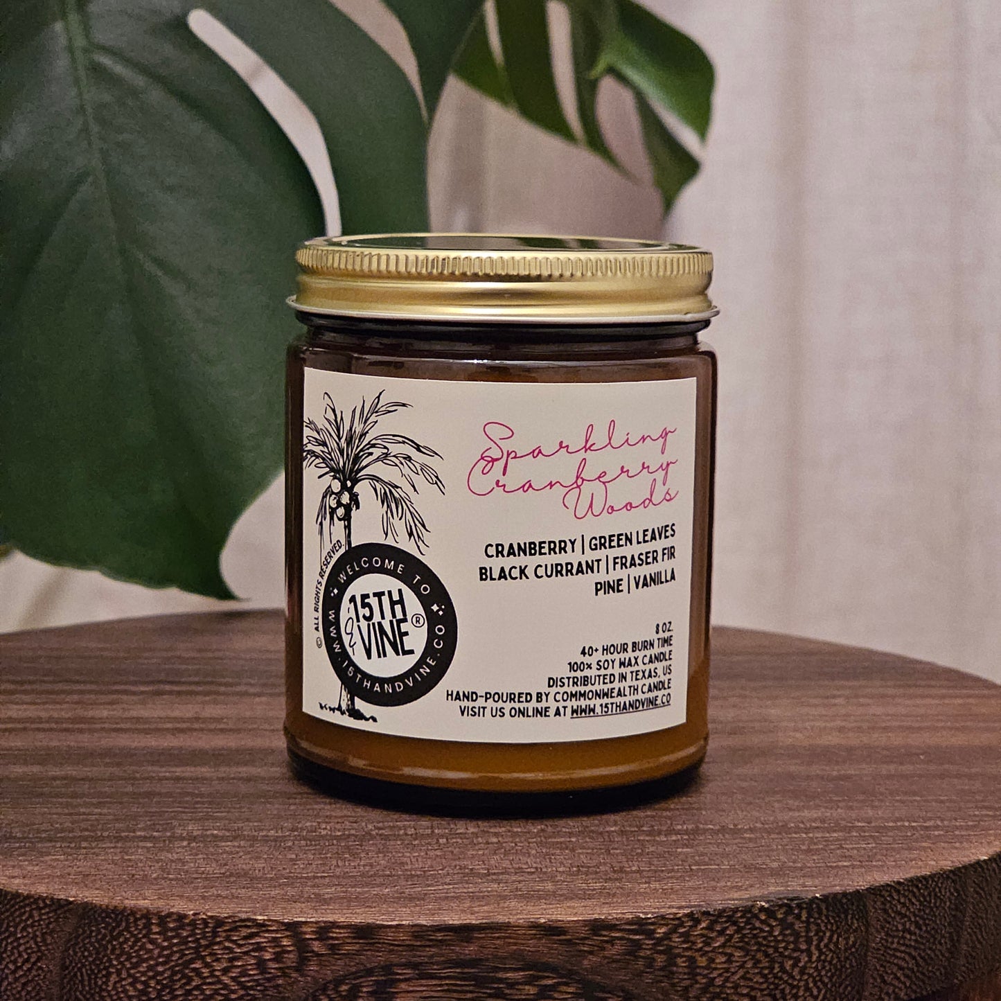 SPARKLING CRANBERRY WOODS SOY CANDLE