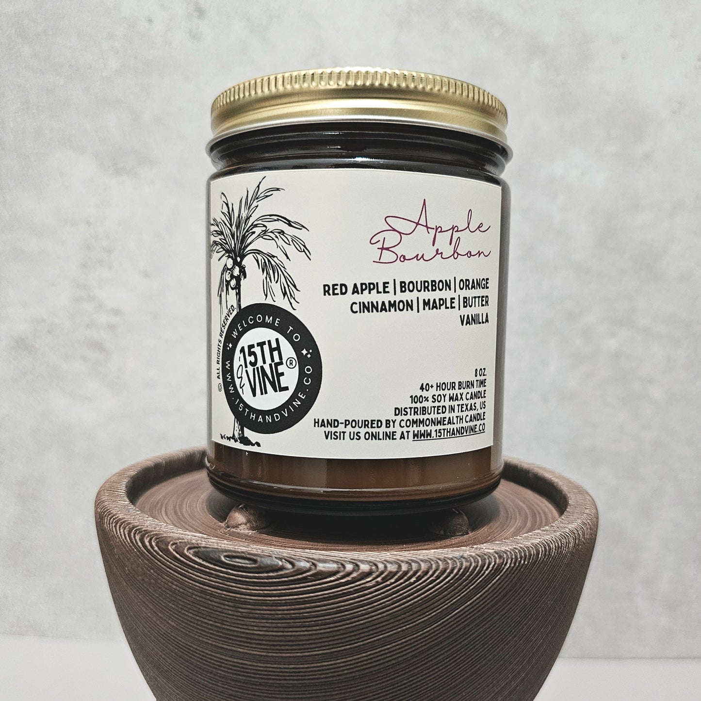 APPLE BOURBON SOY CANDLE
