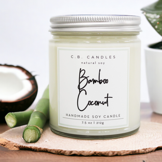 BAMBOO COCONUT SOY CANDLE