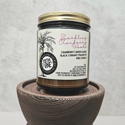 SPARKLING CRANBERRY WOODS SOY CANDLE