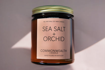 SEA SALT + ORCHID SOY CANDLE