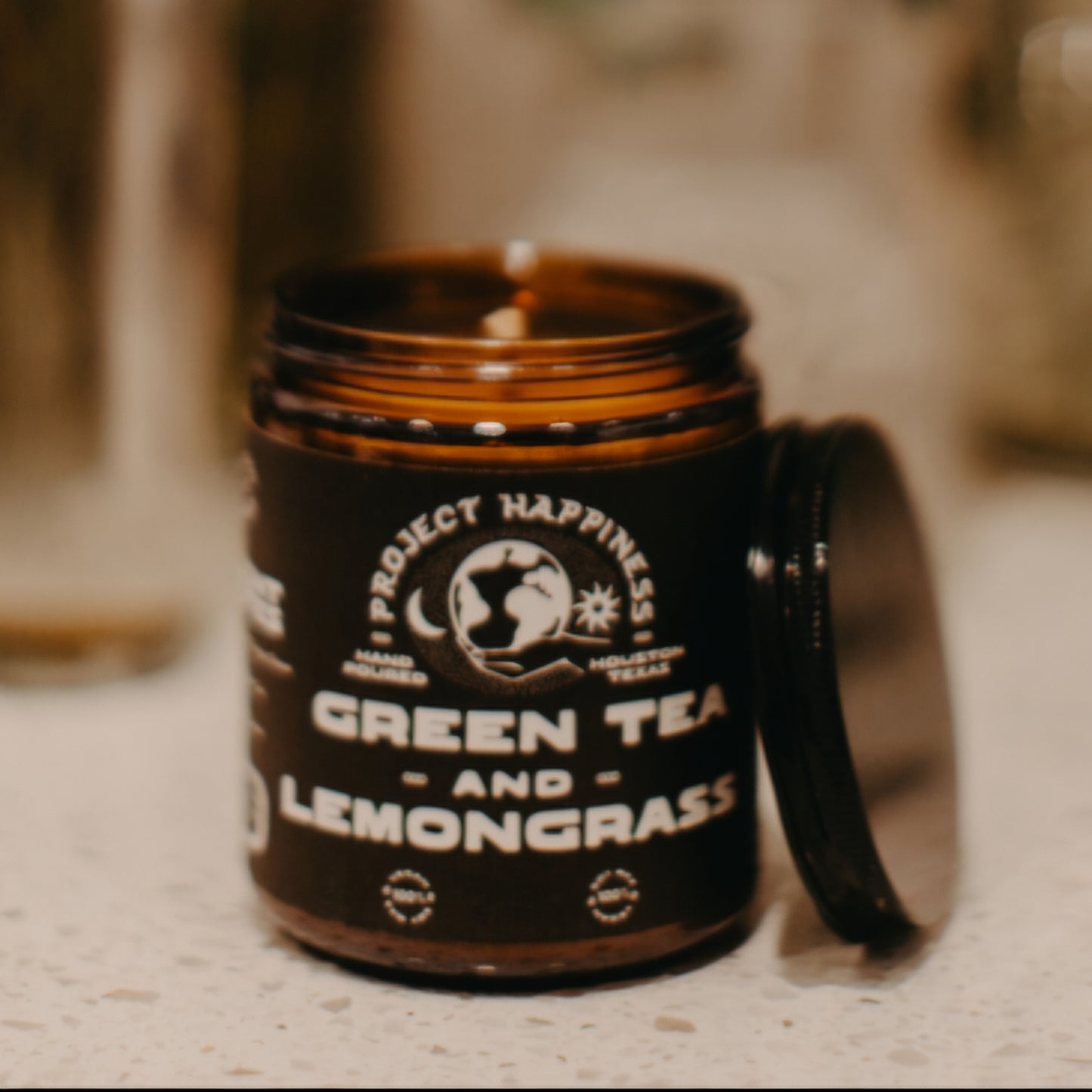 GREEN TEA & LEMONGRASS SOY CANDLE