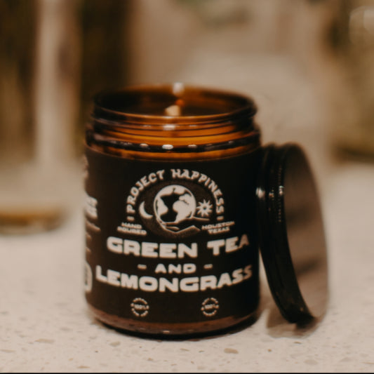 GREEN TEA & LEMONGRASS SOY CANDLE