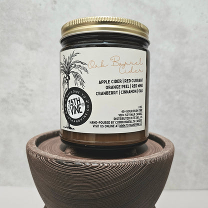 OAK BARREL CIDER SOY CANDLE
