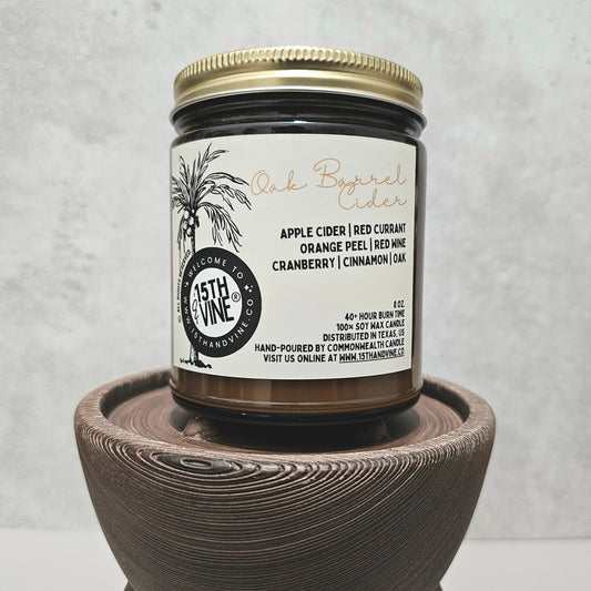 OAK BARREL CIDER SOY CANDLE
