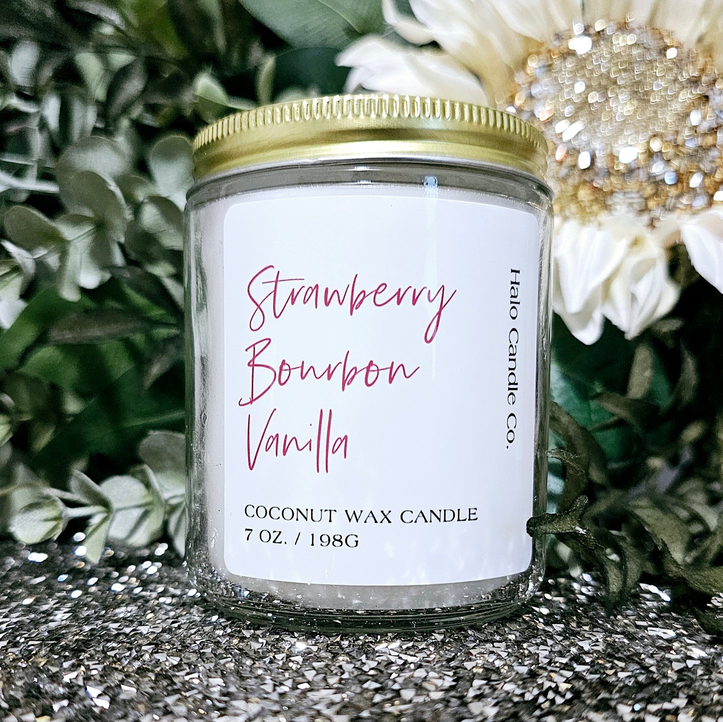 STRAWBERRY BOURBON VANILLA | COCONUT WAX CANDLE